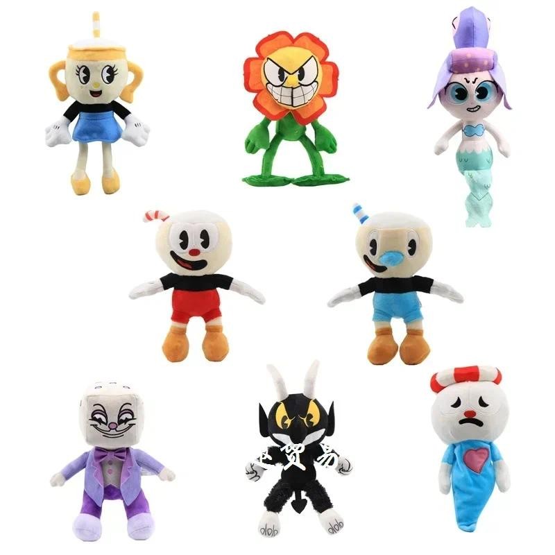 Game Cuphead Plush Toy The Cuphead Show Children's Doll Cuphead Adventures Teacup King Plush Toy for