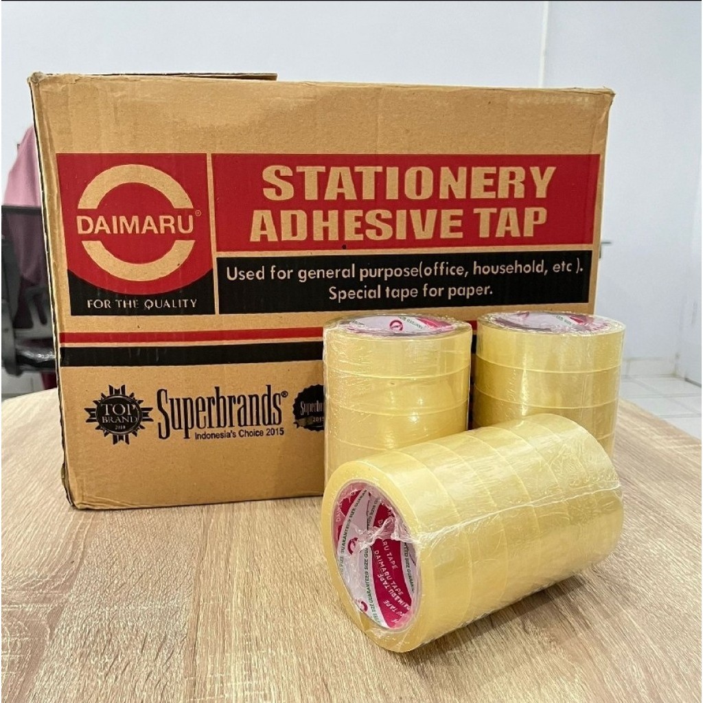 

ISOLASI BENING DAIMARU 1" 24MM X 72 YARD/LAKBAN BENING