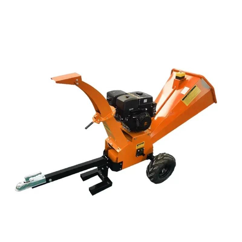 Heavy Duty 420CC Gasoline Engine Garden Wood Chipper Shredder Forestry Mulcher For Sale