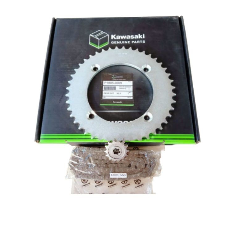 gear set klx150 gear sepaket rantai Kawasaki klx150