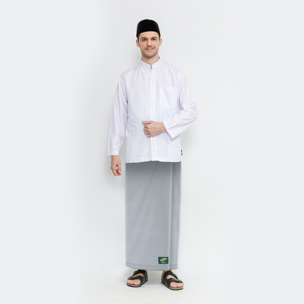 Sarung ATLAS Favorit Warna Polos Abu-Abu
