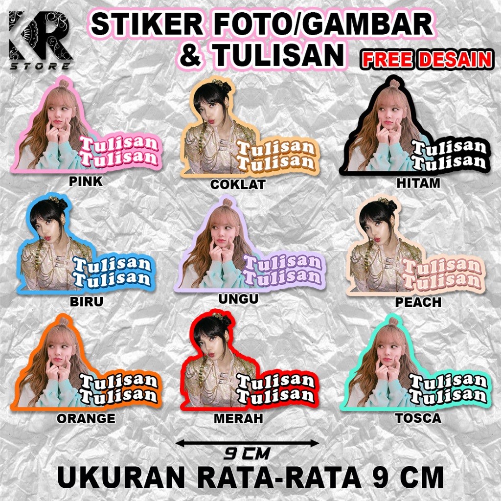 

Sticker Foto dan Tulisan (MINIMAL ORDER 2 PCS) | stiker aksesoris | sticker custom ANTI AIR
