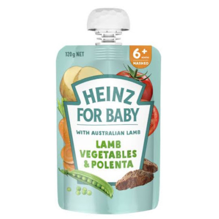 Heinz for Baby Beef Bolognese & Vegetables / Pumpkin Potato & Beef / Lamb Vegetables & Polenta Bubur
