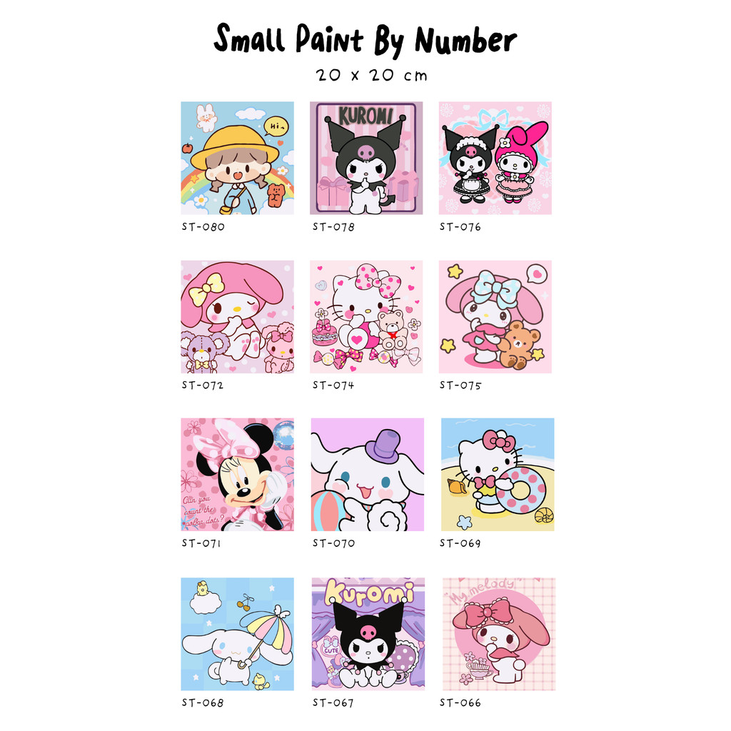 

Paint by Number Small (DIY)