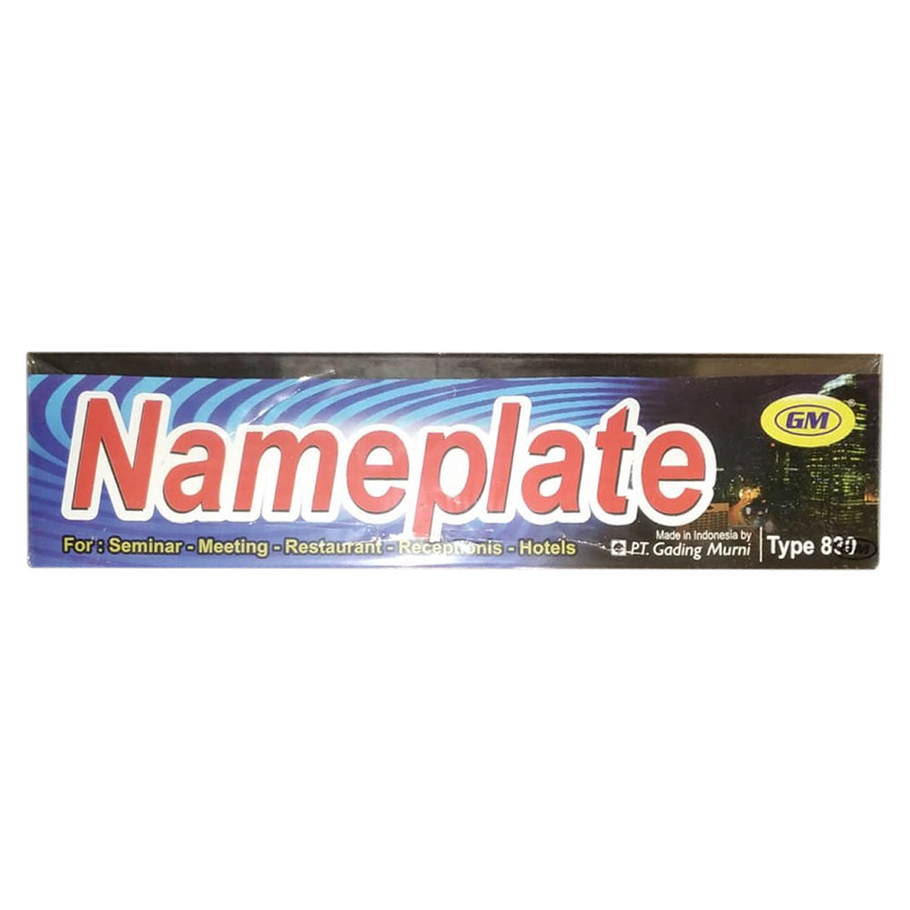 

GM ACRYLIC DISPLAY NAME PLATE / PAPAN NAMA MEJA AKRILIK 2 SISI ACRYLIC NAME PLATE TAG ACRYLIC