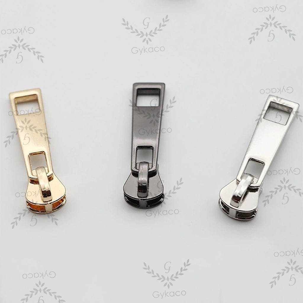 Accesories Tas Kepala Resleting BESI No. 5 (B) Kotak / Balok (Zipper puller) - (IMPORT)