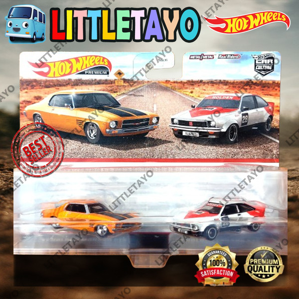 Hot Wheels Premium Twin 2 Pack 73 Holden Monaro GTS 77 Holden Torana A9X
