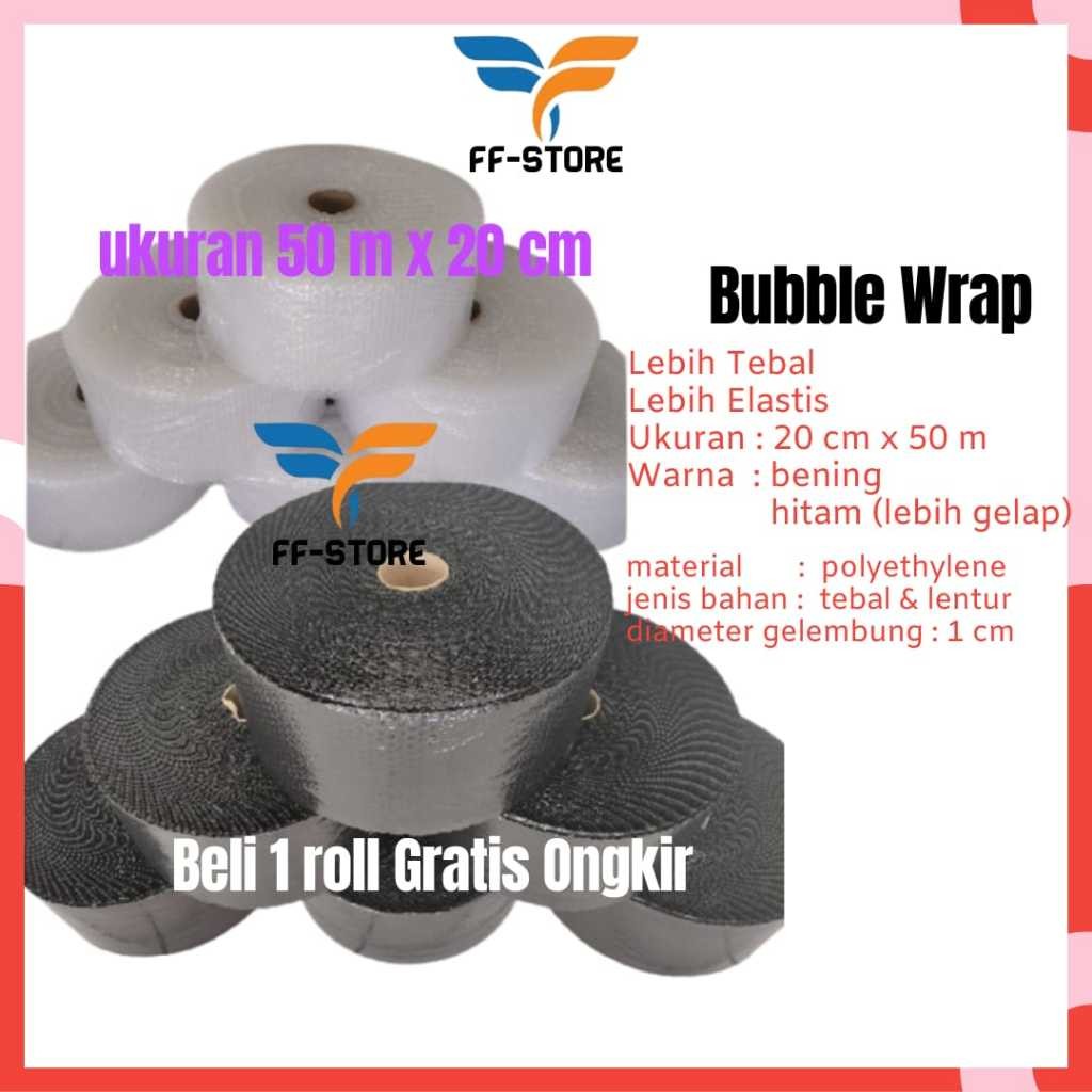 

[50Mx25Cm] Bubble Wrap 25cm x 50m Hitam / Bening INSTAN KARGO Packing Online Shop Bandung Roll Buble Wrap Bubble Wrap Roll Bubble Warp Bable Warp Buble Warp Buble Warp Roll Plastik Buble Wrap Bubble Wrap Meteran Plastik Wrapping Barang Packing