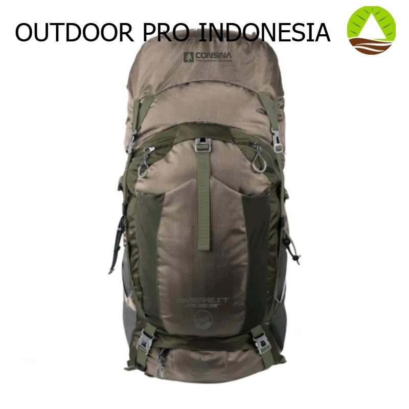 CONSINA. TAS CARRIER 60 LITER EVEREST BATH 3 + RAINCOVER