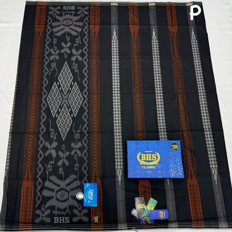 Sarung BHS Classic GOLD SKT Motif SSA SSB SSK SSJ KWG DOBBY DKA DKB Bahan Full Sutra Original 100%
