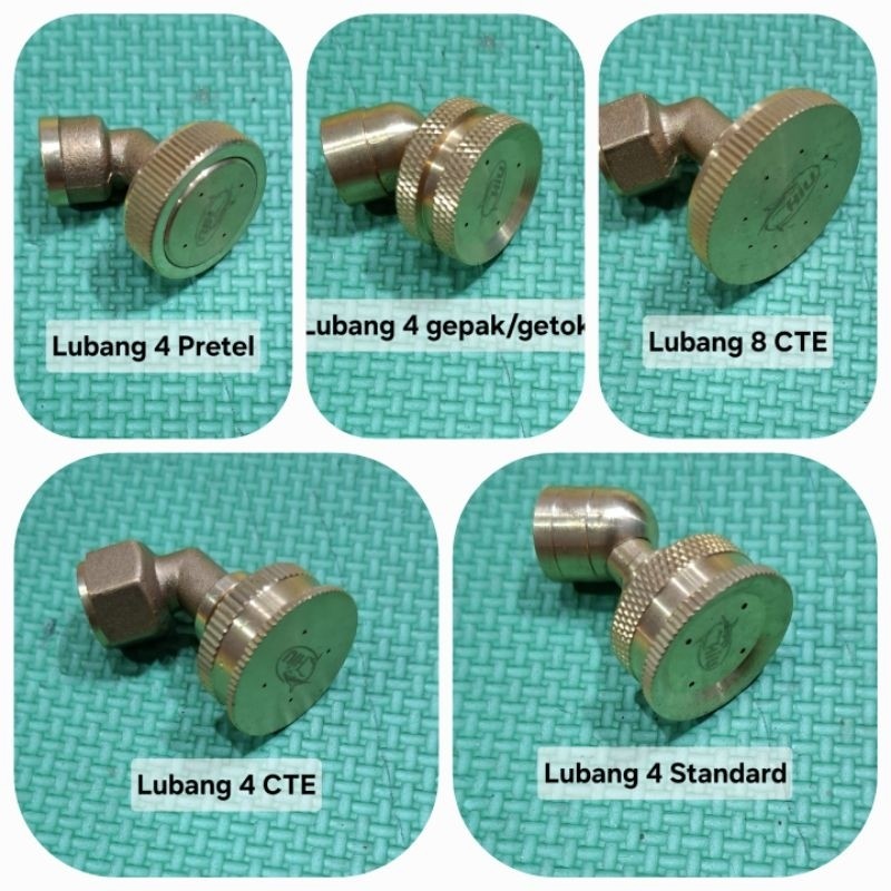 Nozzle HIU Kuningan Nosel Spuyer Tangki Sprayer Elektrik Manual Mesin TU26 Pompa Semprotan  DGW CBA 