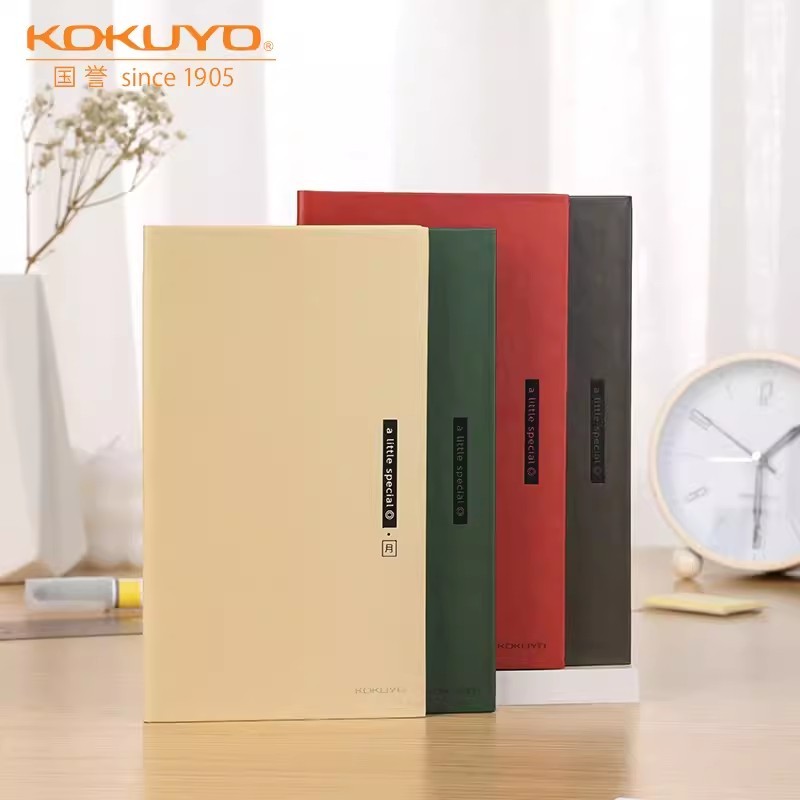 

Japan KOKUYO A Little Special Daily Plan Notebook Retro Pure 4mm Square Journals Notepads Schedule caderno Stationery Supplies