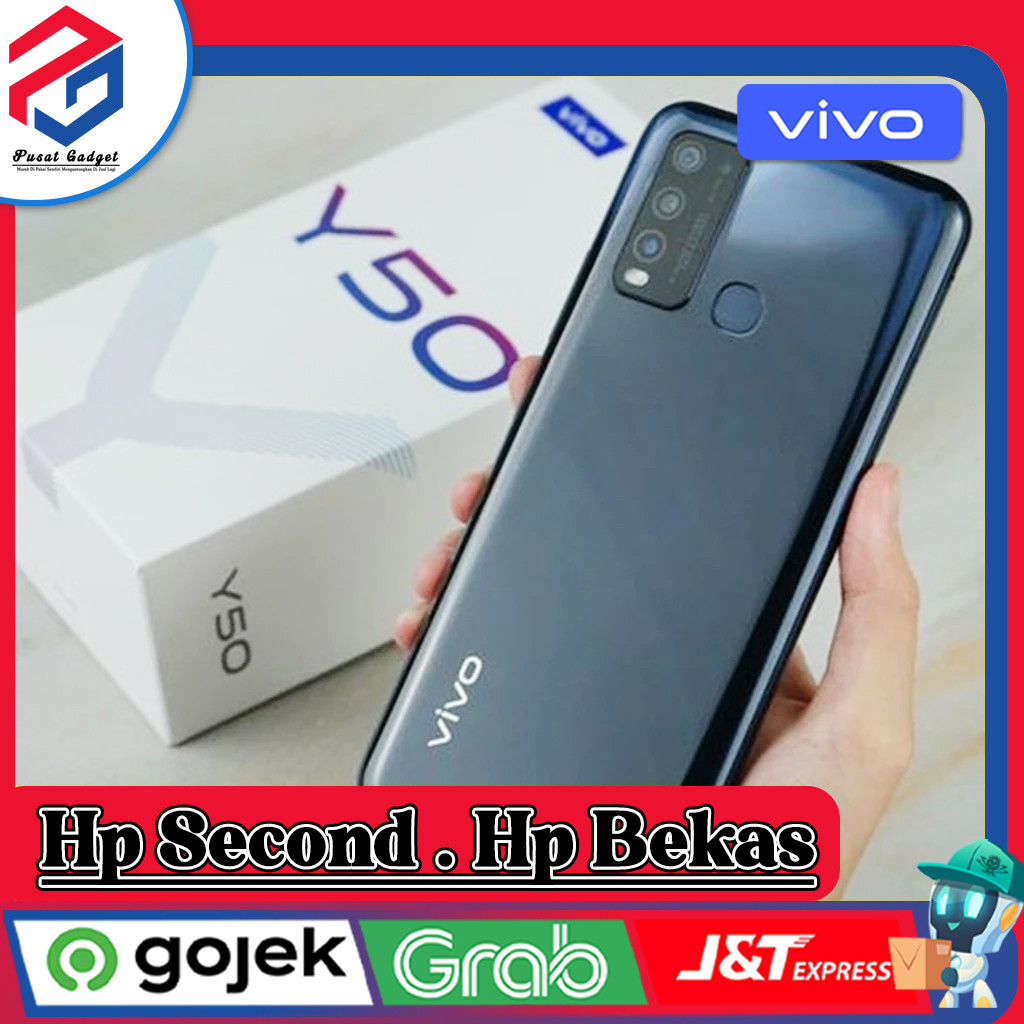 Vivo Y50 Ram 8 Rom 128GB Second Pusat Gadget