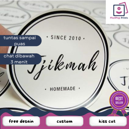 

Opikapip Print & Cut Sticker A3+ Cetak Kiss Cut Stiker Label Vinyl Doff/Glosy Tahan Air