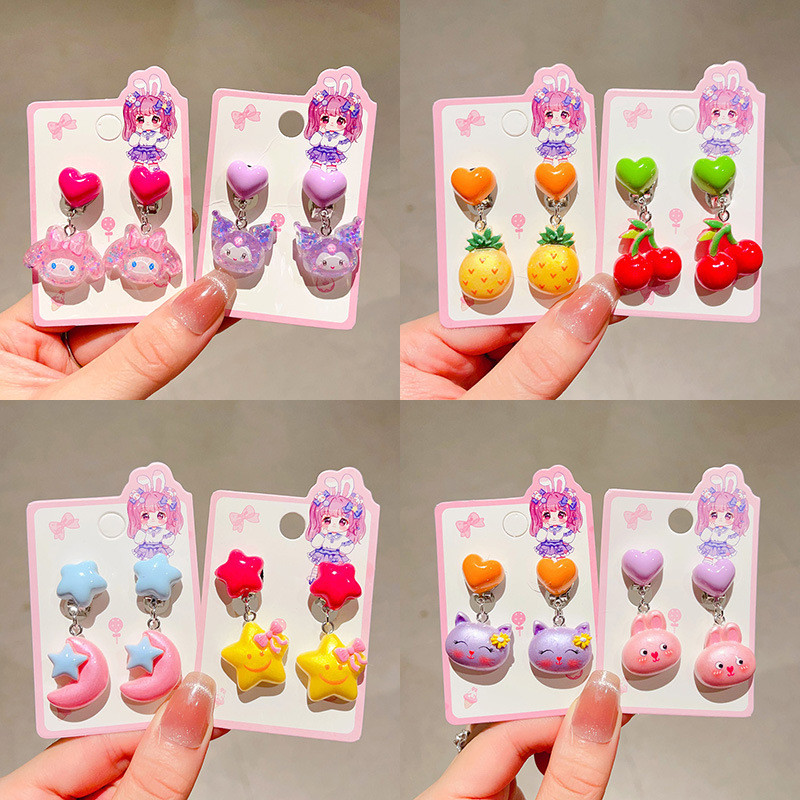 Anting Anak Sanrio cinamorol Melodi Jepit | Anting Anak Korean Style Lucu