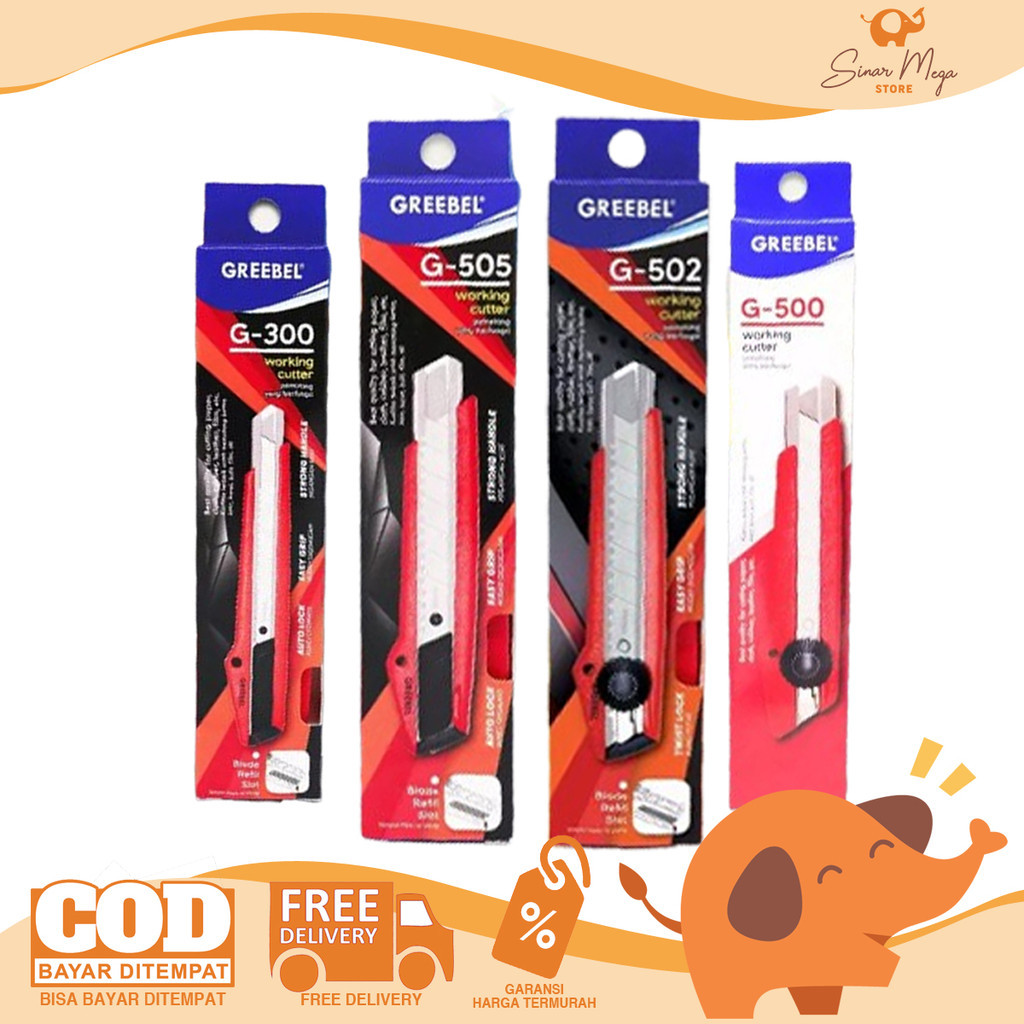 

GREEBEL Multipurpose Cutter G-300/500/502/505 Kater Pemotong Serbaguna Anti Karat Murah