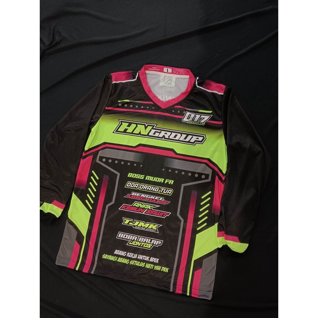 Jersey Racing / kaos balap JERSEY RACING ROADRACE LENGAN PANJANG CUSTOM  TEAM SPONSOR   START FULL P
