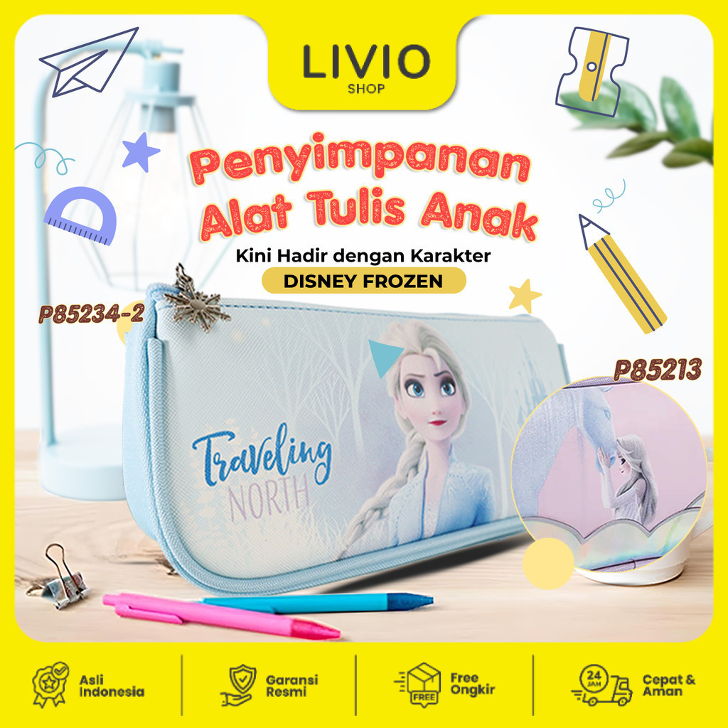 

Goto Unito X Disney Tempat Kotak Pensil Pulpen Alat Tulis Sekolah Anak