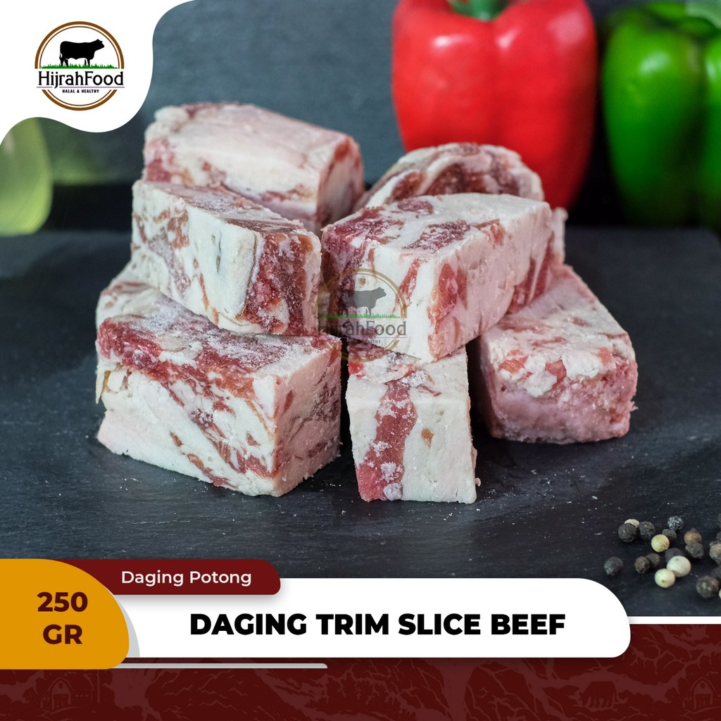 

Daging Trim Sisa Pemotongan Beef Sliced Sukiyaki 250 gram