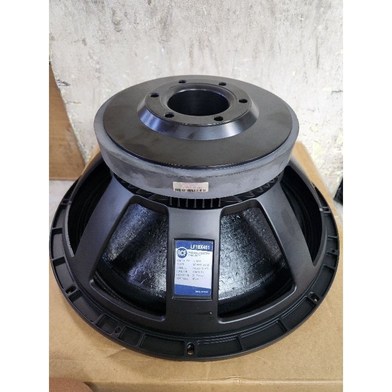 speaker component rcf LF18x451 LF18 x451 18inch coil 4.5 in komponen speaker