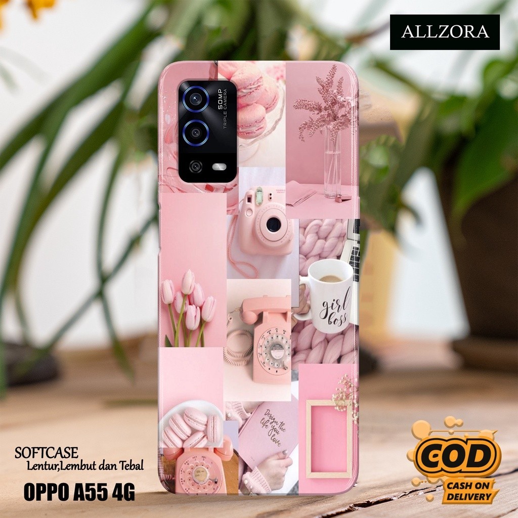 Case Oppo A55 4G Terbaru - Fashion Case AESTHETIC - Casing Hp Oppo A55 4G Terbaru - Softcase Hp Oppo