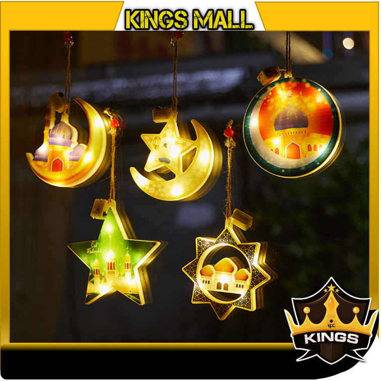 KINGs -  L6192 Lampu Tirai Dekorasi Ramadhan / Lampu LED Gantung Hiasan Ramadhan