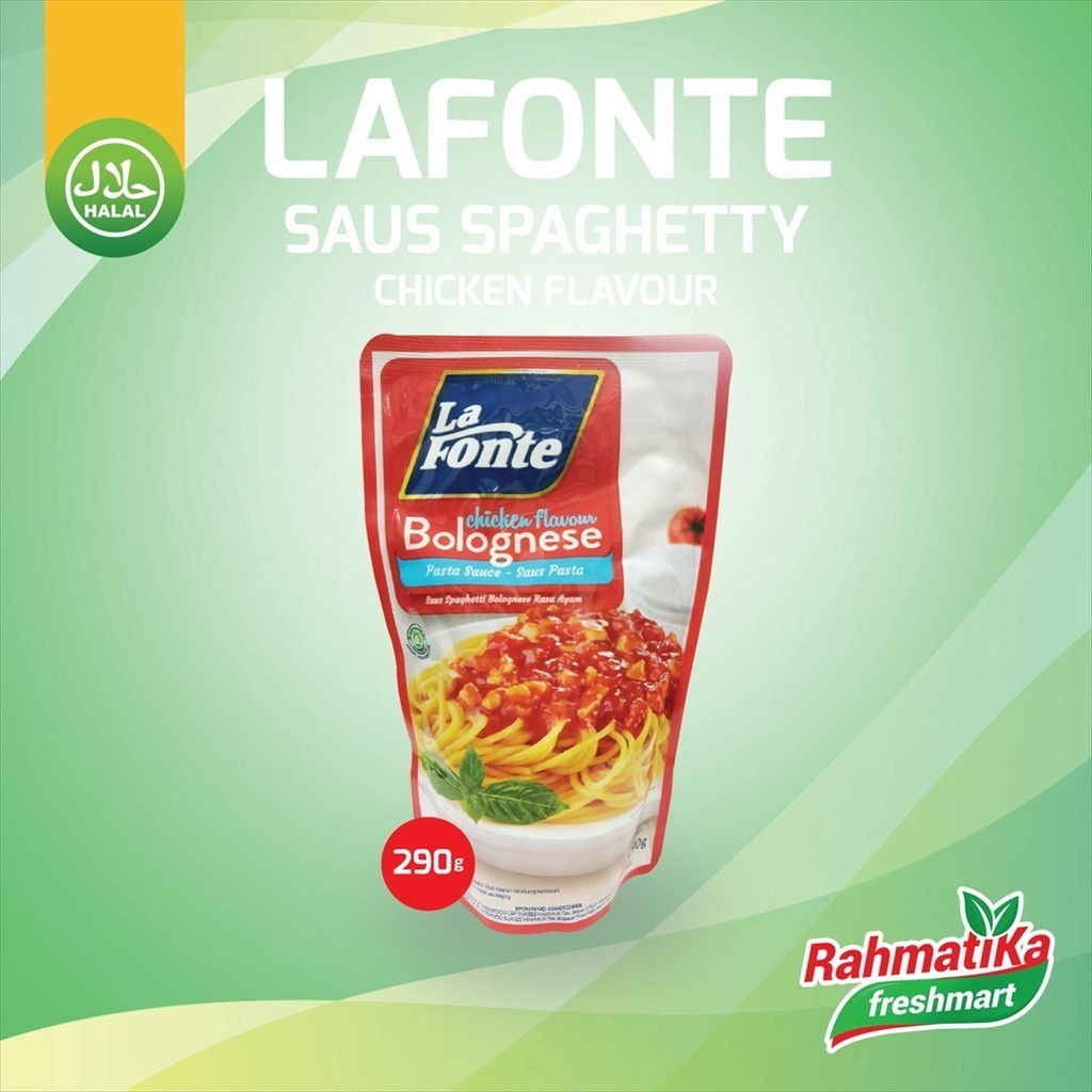 

LAFONTE SAUS CHICKEN BOLOGNESE 290G