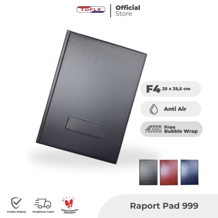 

Document Keeper 999 Map Dokumen Berkas Ijazah Raport Anti Air TOPLA F4 - Merah