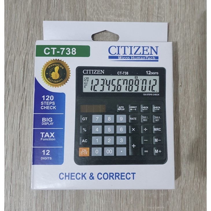 

Kalkulator Citizen - CT 738 - Kalkulator 12 Digit