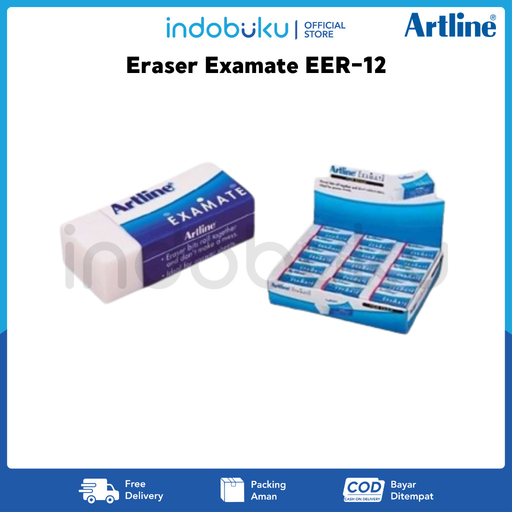 

Eraser Examate Artline EER-12 / Penghapus Artline Medium EER-12