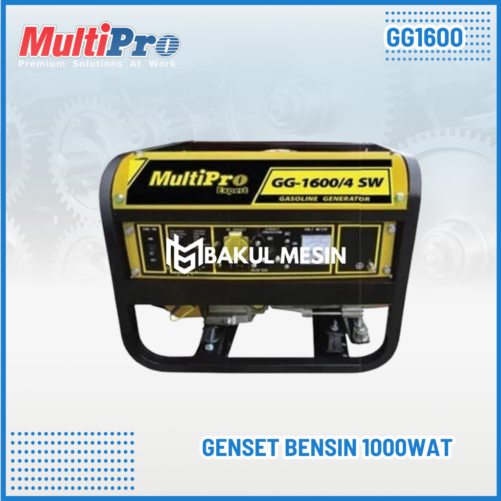 PROMO SPESIAL mesin genset bensin 1000watt generator set GG1600 MULTIPRO GG 1600