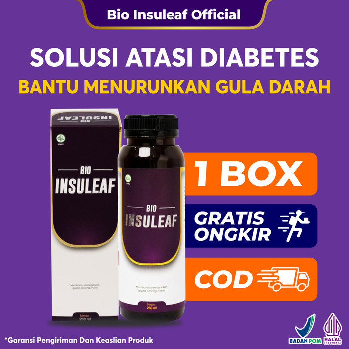 

Baru !! Bio Insuleaf Original Produk Asli Solusi Atasi Diabetes Gula Darah