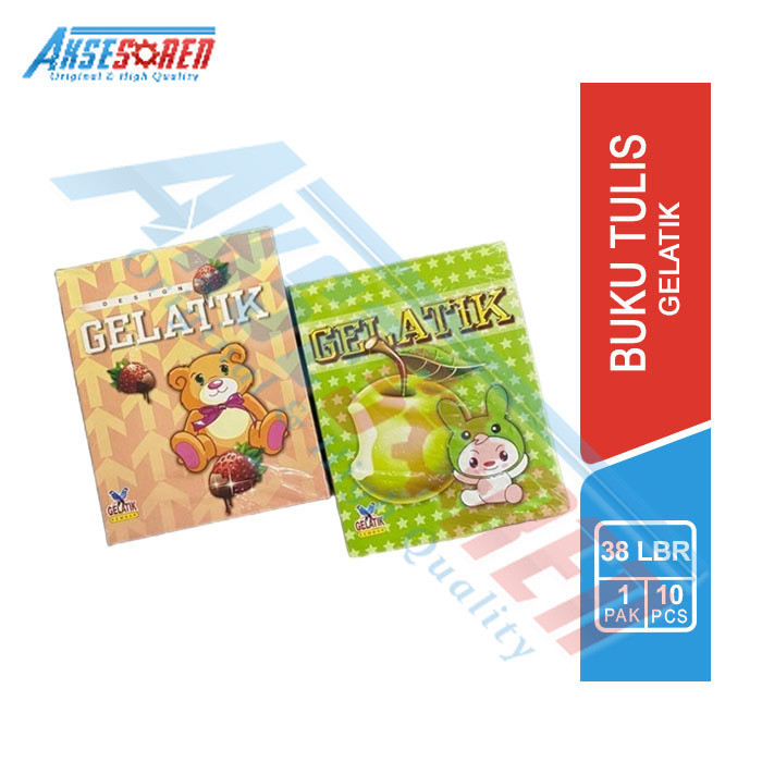 

Buku Tulis Gelatik [38 Lembar/10 Buku] / Buku Catatan Sekolah 1 Pak / Buku Harian Murah 1 Pack