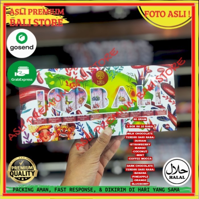 

SET 10 OLEH OLEH MAKANAN CEMILAN CAMILAN SNACK KULINER KHAS ASLI ORI ORIGINAL BALI COKELAT COKLAT