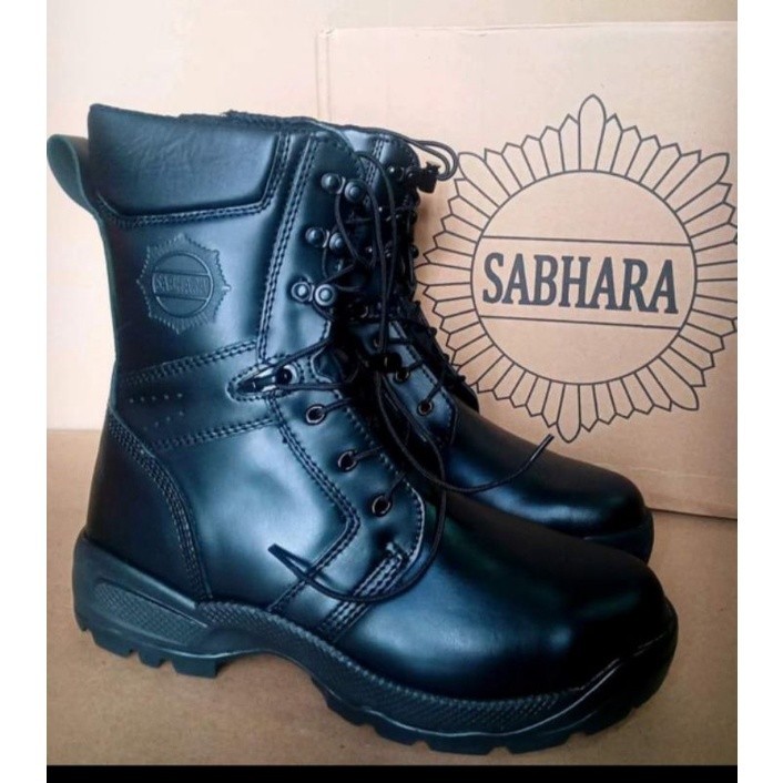 (SAURAMIL) Sepatu pdl sabhara polri original | Dalmas ujung besi