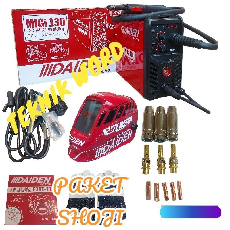 MESIN LAS DAIDEN MIG MIGI 130 INVERTER DAIDEN MIG 130 MIGI 130