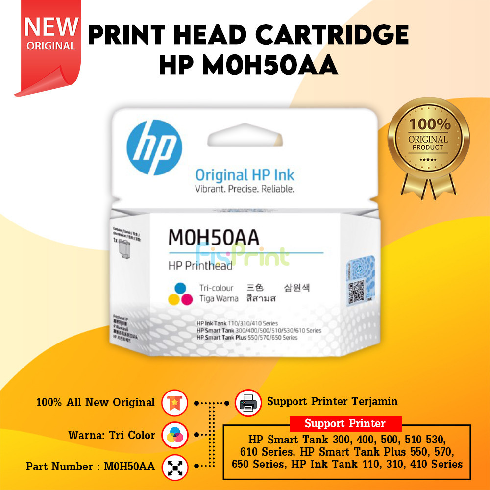 HP Print Head MOH51A Black Printer HP GT5810-GT5810 INKTANK 315 319 415 419 Cartridge GT51