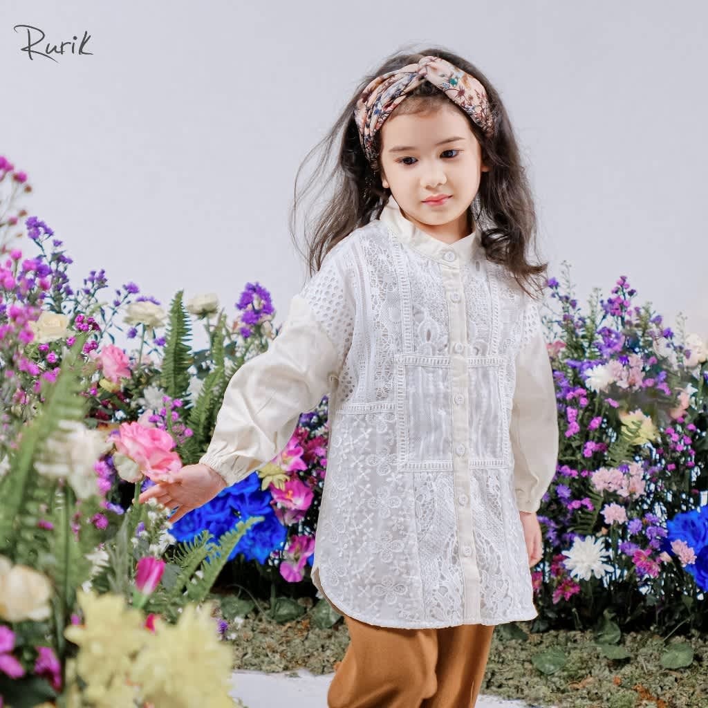 RURIK - Navajo Girl Shirt Broken White XL
