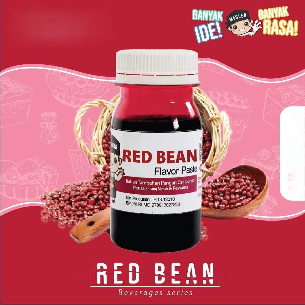 

JOSCELLY.ID MOHLER Pasta Perisa Pewarna Kacang Merah / Red Bean