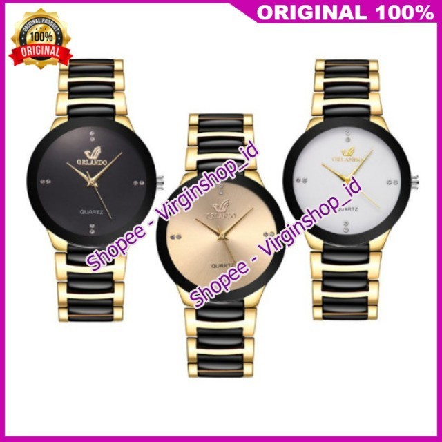 Jam Tangan Pria/ Jam Tangan Orlando/Ja, Tangan Pria Elegan 100% ORIGINAL ASLI