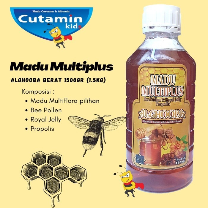 

MADU MULTIFLORA MULTIPLUS PROPOLIS ALGHOOBA 1500 GR DIJAMIN | ORIGINAL