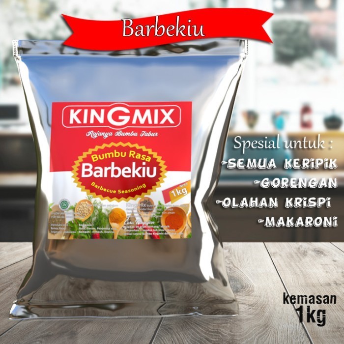 

[Bumbu Instan Siap Pakai] Bumbu Tabur Kingmix HI Rasa Barbekiu 1 Kg