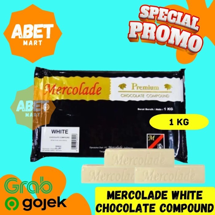 

Mercolade White Chocolate Premium Kemasan 1Kg - 1 Kg Cokelat Putih Coklat Mercolad