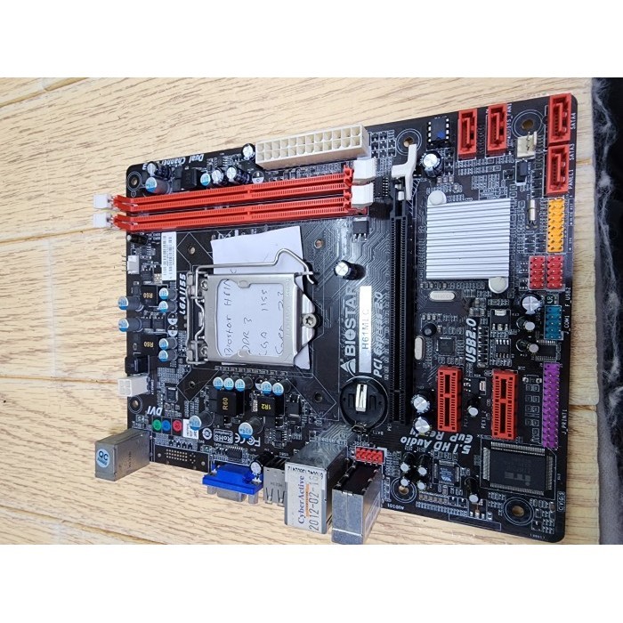 MOTHERBOARD ASROCK H61MLC 1155 GEN2/3 NO BACK PANEL