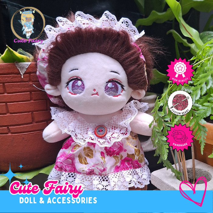 Pakaian boneka Cotton doll Handmade clothes 20cm baby Baju Plush Doll clothing Doll