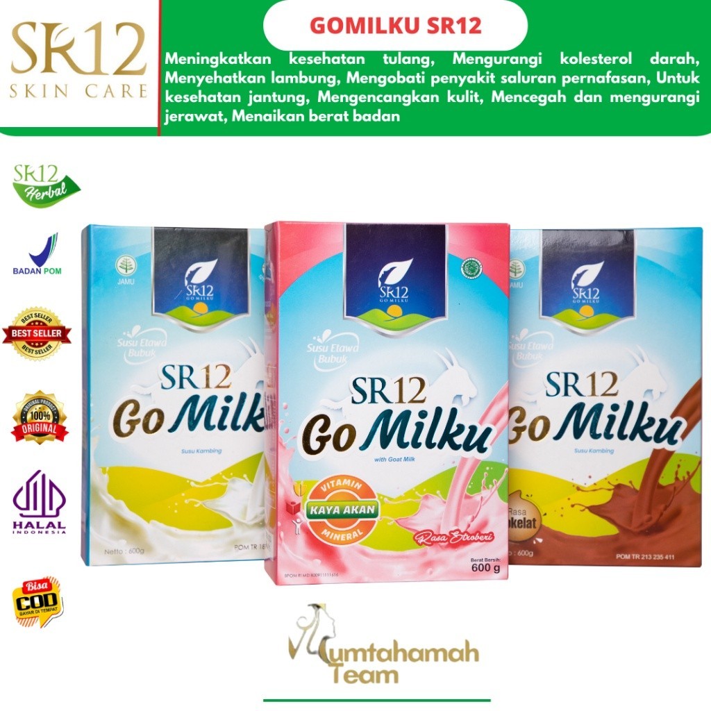 

SR12 GOMILKU SUSU ETAWA TERBAIK / GOMILKU SUSU KAMBING KUALITAS PREMIUM / GOAT MILK SUSU BUBUK BPOM