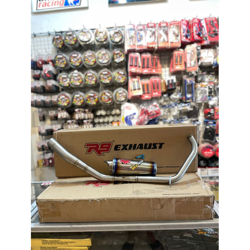 KNALPOT RACING R9 FALCON SERIES CBR 150R/VIXION/FU 150/GSX 150/MX KING/FU 150 INJEKSI/SONIC 150