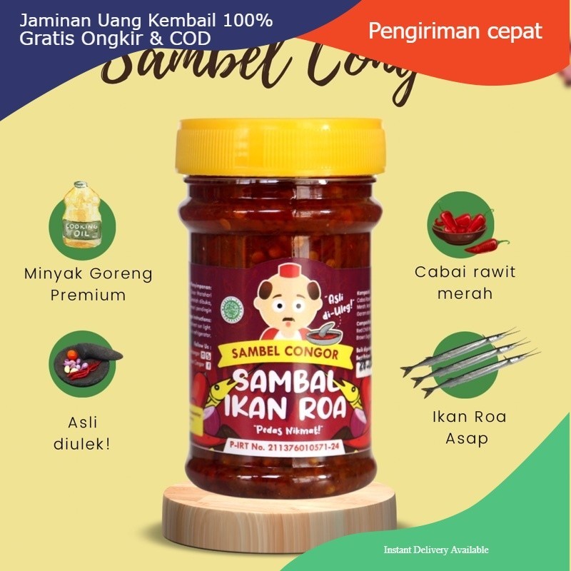 

Sambel Roa Asap Ngunyah terus by sambel congor INSTAN TERMURAH