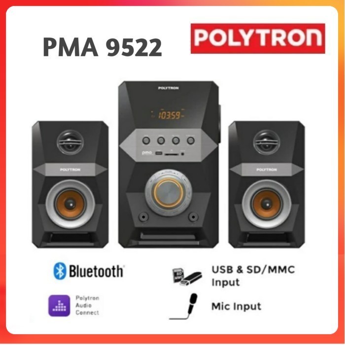 POLYTRON PMA 9522 / PMA9522 SPEAKER BLUETOOTH KARAOKE