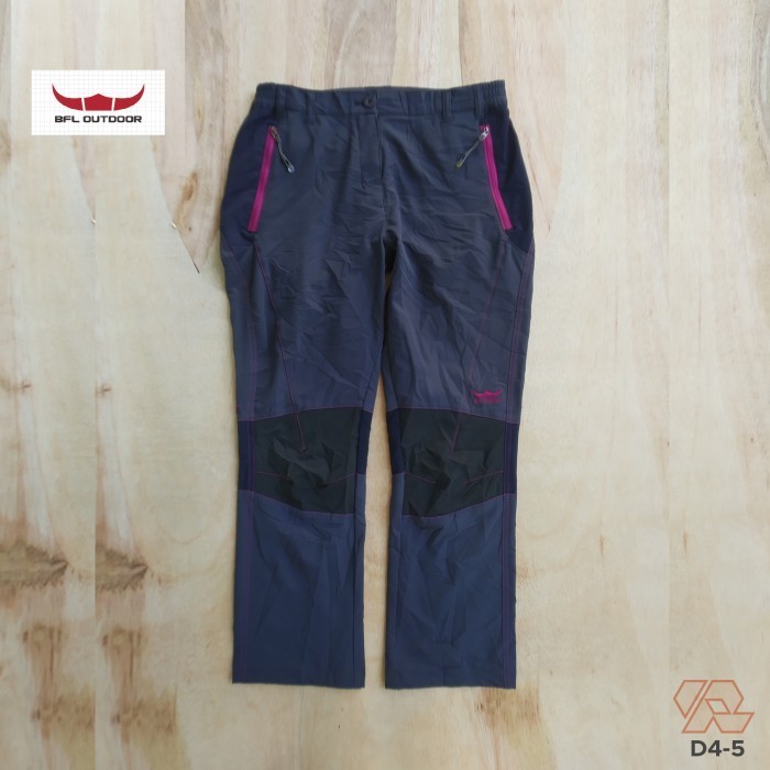 celana outdoor gunung cewek BFL abu abu motif size 33